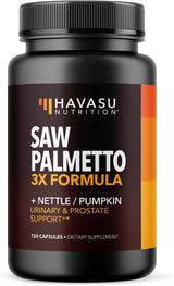 Suplemento de Saw Palmetto, 3X Potente, Salud Prostática, 2 Meses
