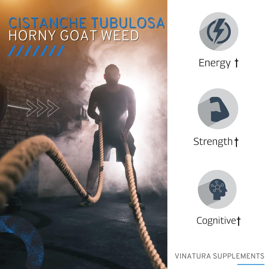 Cistanche con hierba de cabra cachonda de 1250 mg VINATURA