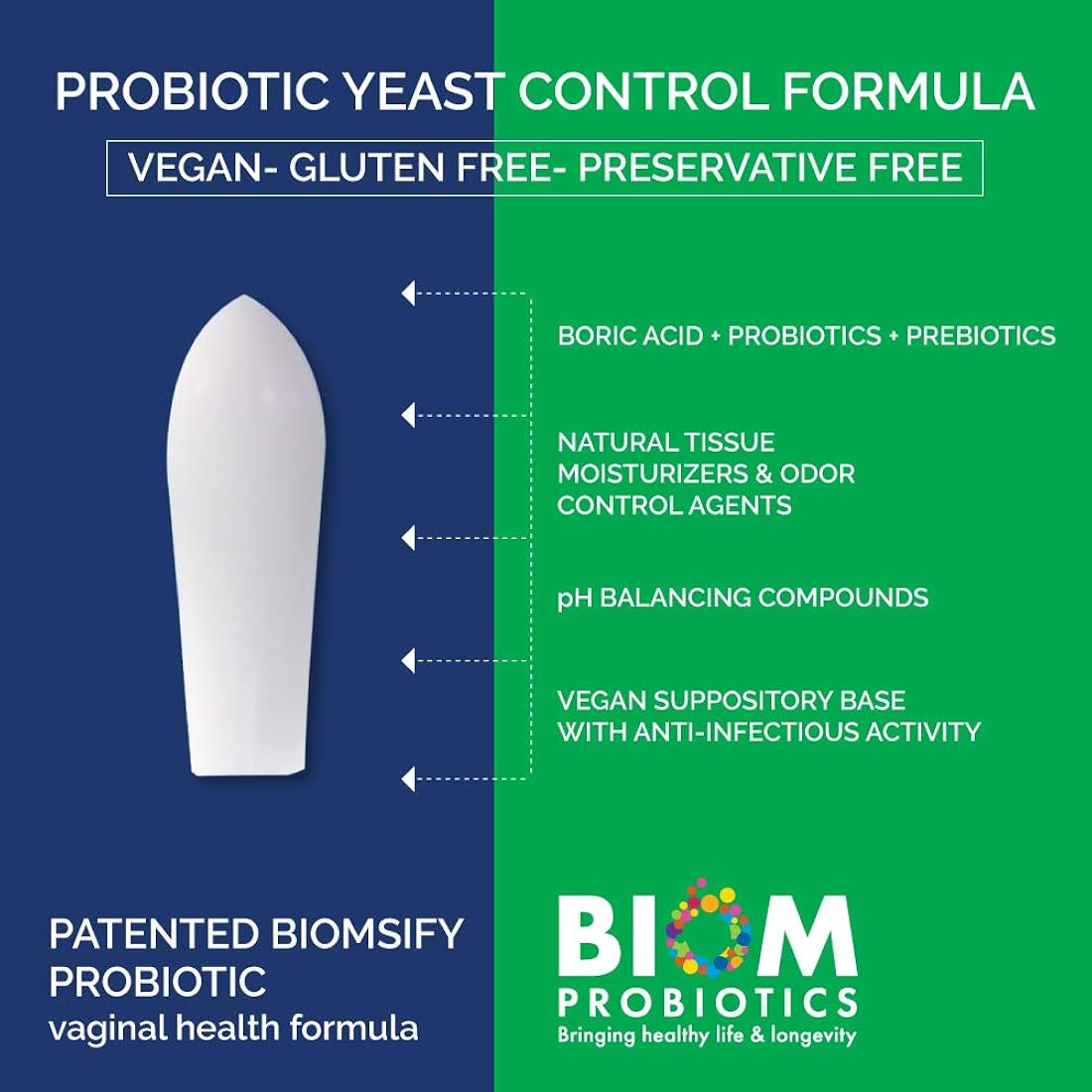 Suplementos Alimenticios Vegano para la microflora vaginal