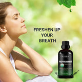 Aceite esencial de menta 100% puro orgánico