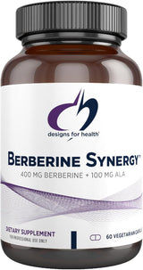 Suplemento Berberine Synergy  Berberina HCL 400 mg 60 cáp