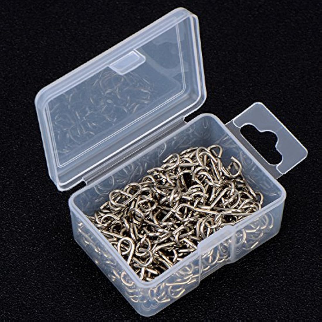 Shappy 200 piezas Mini S Ganchos Conectores alambre