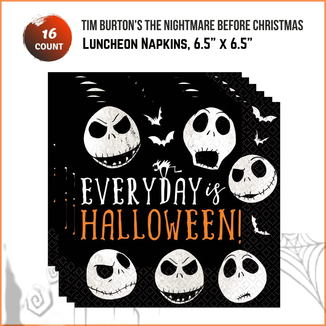 Artículos de Fiesta de Halloween, Tim Burton, 16 personas, Juego