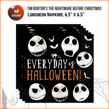Artículos de Fiesta de Halloween, Tim Burton, 16 personas, Juego