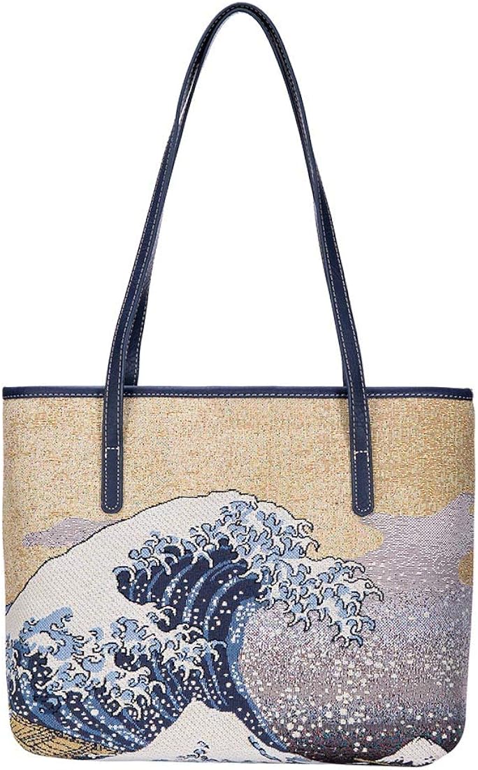 Bolso de hombro Signare con estampado de paisaje