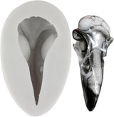 Molde de Silicona Calavera Cuervo para Decorar Pasteles - Halloween