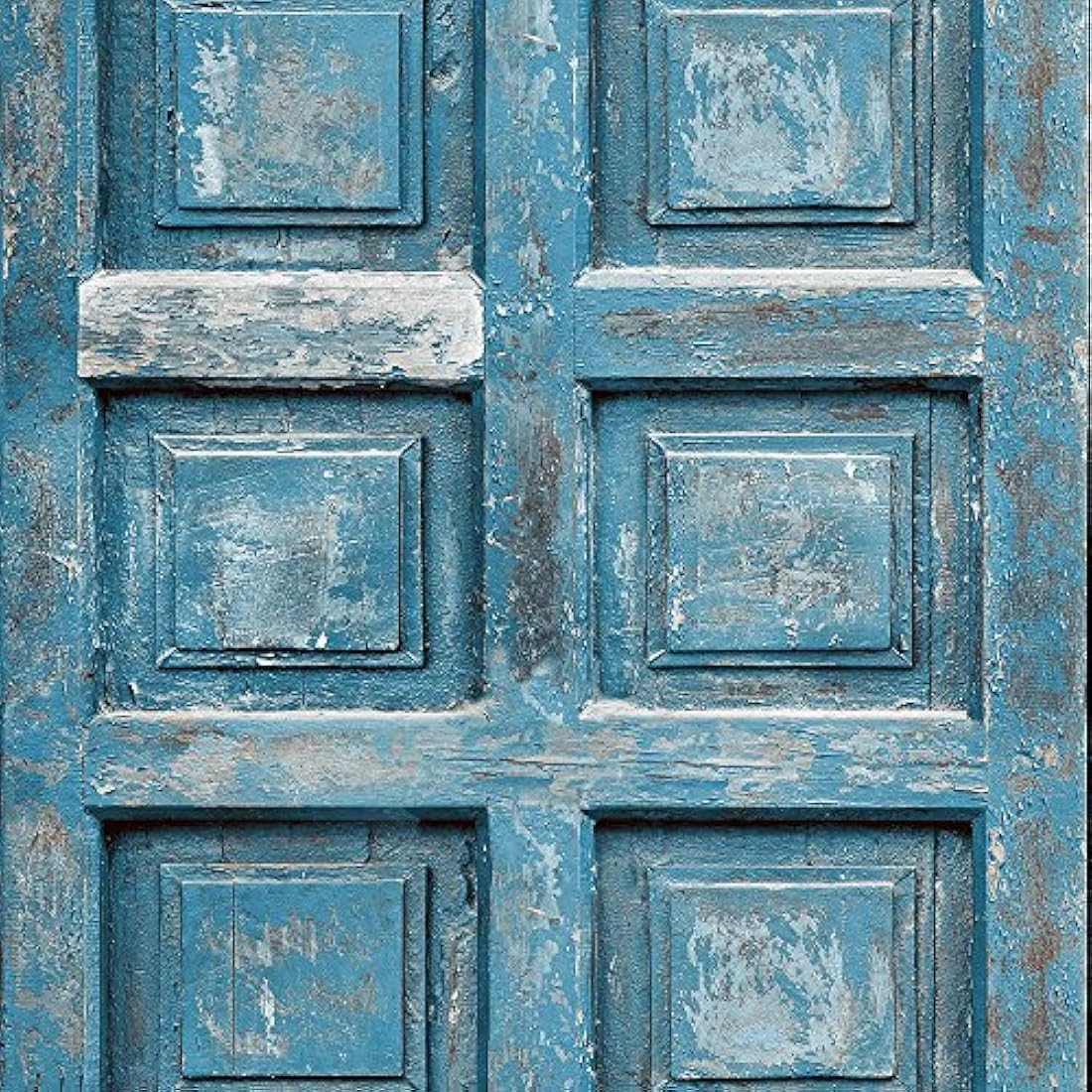 Papel pintado de madera sintética de 19.5 x 391.2 marron