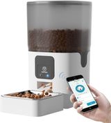Comedero automático para gatos con control de aplicación