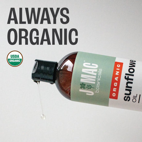 Aceite de girasol orgánico 100% puro J MAC BOTANICALS