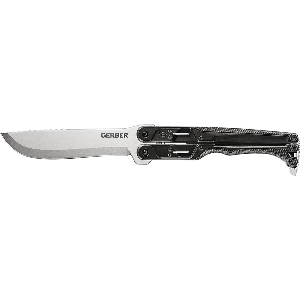 Machete plegable con mango negro
