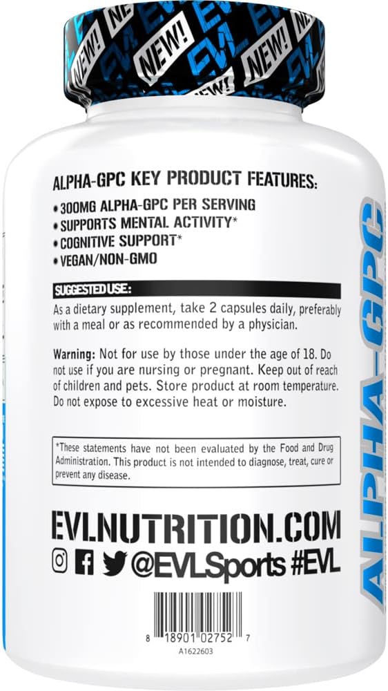 Suplemento  Alpha GPC cerebral precursor de acetilcolina