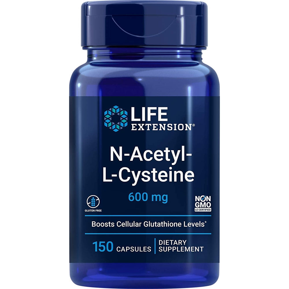 Suplemento N-acetil-L-cisteína (NAC) 600 mg 150 cápsulas