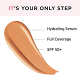 Crema facial con factor de protección solar de 50 Bronceado