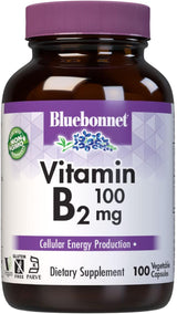 Suplemento Vitamina B2 100 mg para la salud cardiovascular