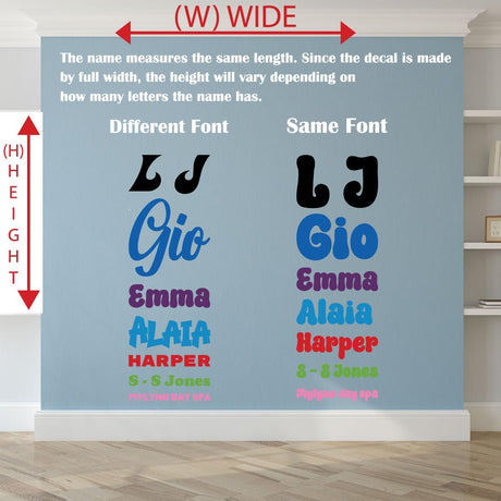 Vinilo Personalizado para Pared | Decoración Infantil