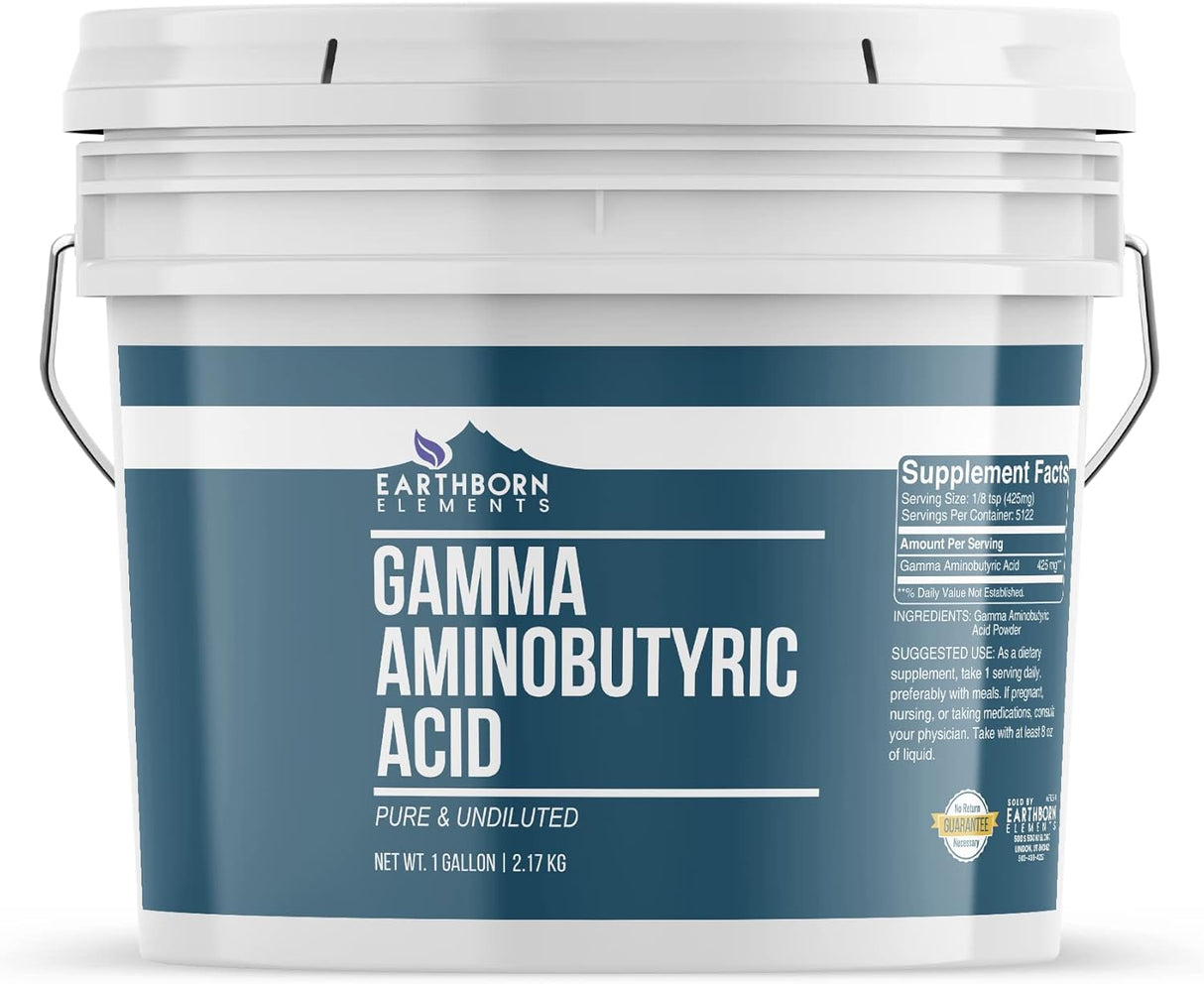 Suplemento Ácido amminobutírico gamma (GABA) Cubo de 1 galón