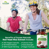 Suplemento Extracto de arroz de levadura roja 200 cápsulas