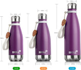 Botella de Agua Infantil 12 oz Acero Inoxidable Doble Pared