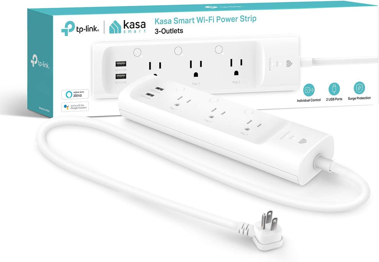 Kasa Smart Regleta de alimentación KP303, protector sobretensiones