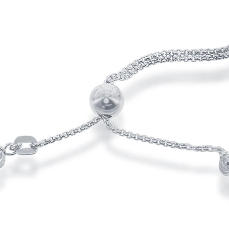 Pulsera Plata de ley 925 Corte de diamante