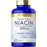 Suplemento Niacina Flush Free 500mg  220cap sin OMG sin glut