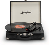 Reproductor de Vinilo Bluetooth 3 Velocidades ByronStatics, Portátil