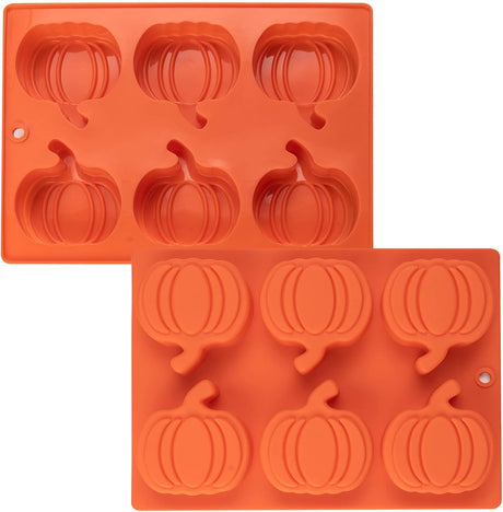 Moldes de Silicona para Calabaza, 2 Piezas, para Repostería
