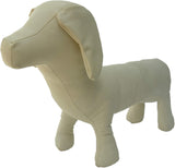 Maniquí para perros Lovelonglong, PU Leather, Dachshund D-S