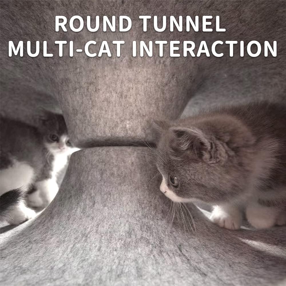Cueva para Gatos MARUNDA, 2 Pack, Lavable y Desmontable