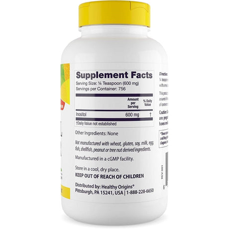 Suplemento Polvo de inositol puro sin OMG sin gluten