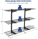 Estantes de pared ajustables - Modelo A22