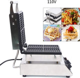Máquina de Waffles 1750W, No Stick, Control T° y Tiempo, 4 Pcs