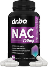 Suplemento NAC Píldoras  N-acetil cisteína de vitamina pura
