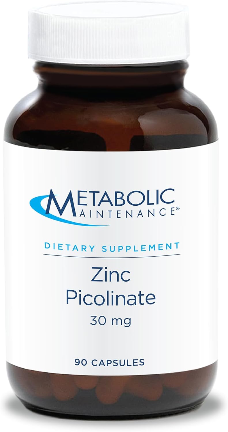 Zinc Picolinate Metabolic Maintenance 30mg + C 100 cápsulas