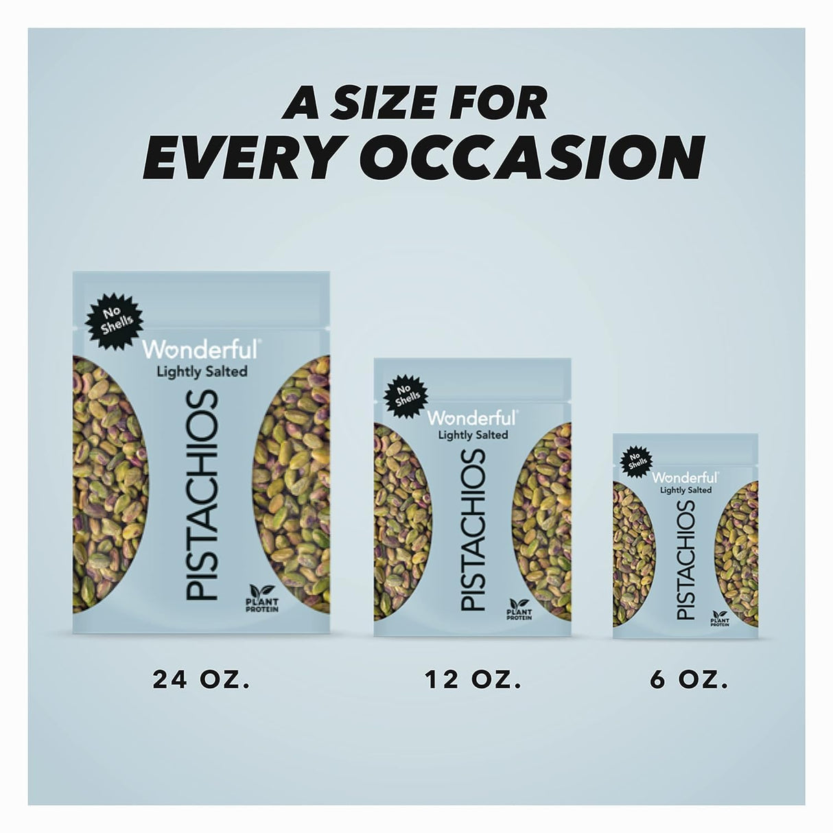 Pistachos Maravillosos Sin Cáscara, 12 Oz, Snack Saludable