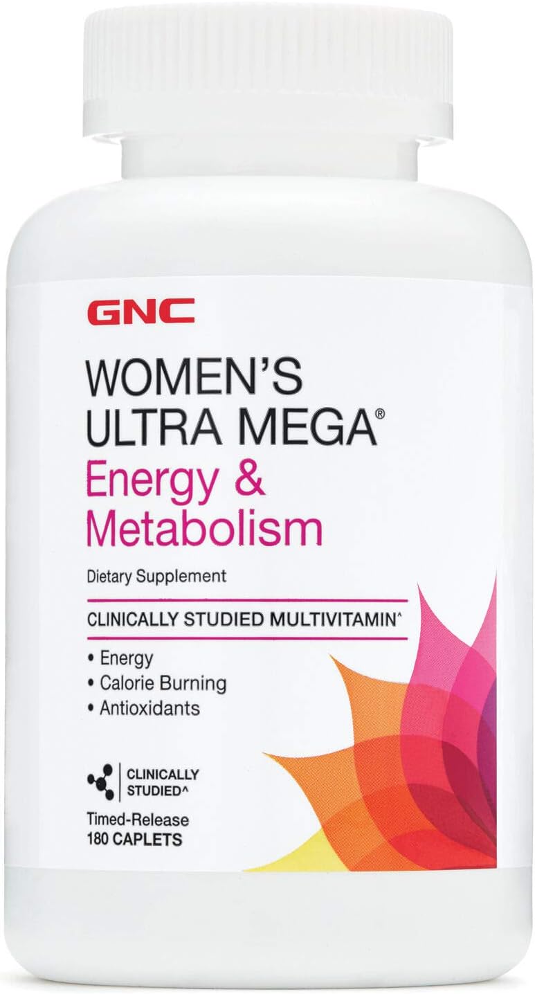 Suplemento GNC Multivitamínico ultra megaenergético 180 und