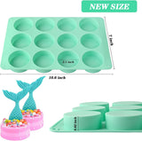 Moldes redondos de silicona para galletas y dulces