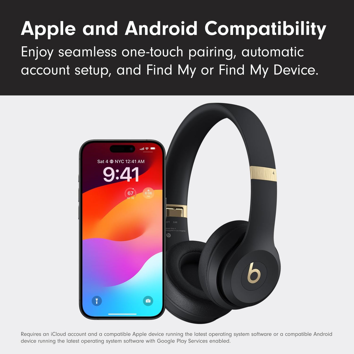 Auriculares Beats Solo 4, inalámbricos, 50 horas de batería
