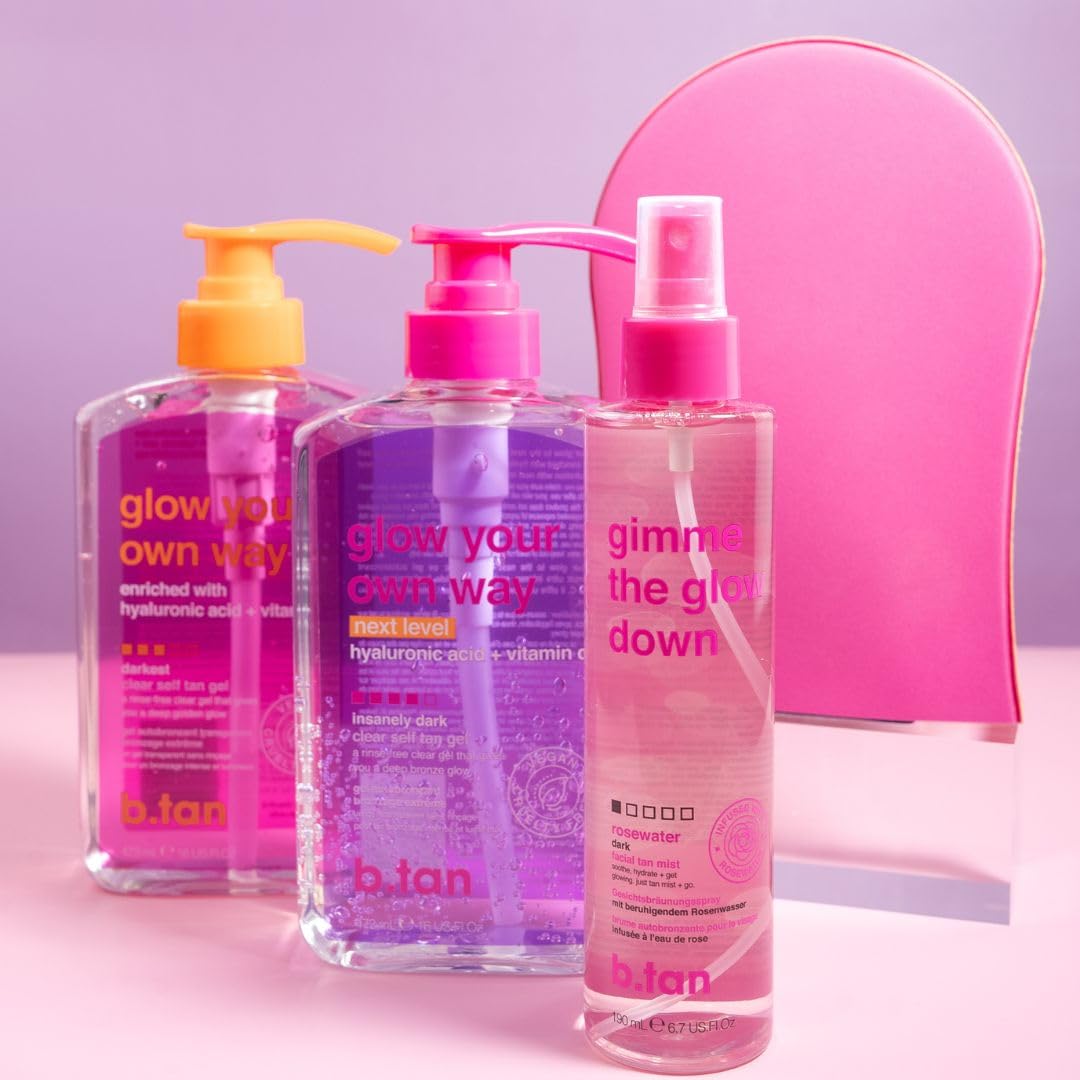 Kit Autobronceador Gel y Bruma Facial b.tan