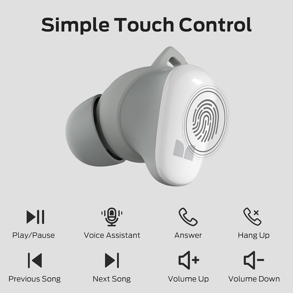 Auriculares Inalámbricos Monster N-Lite 206, Bluetooth 5.4, 25H