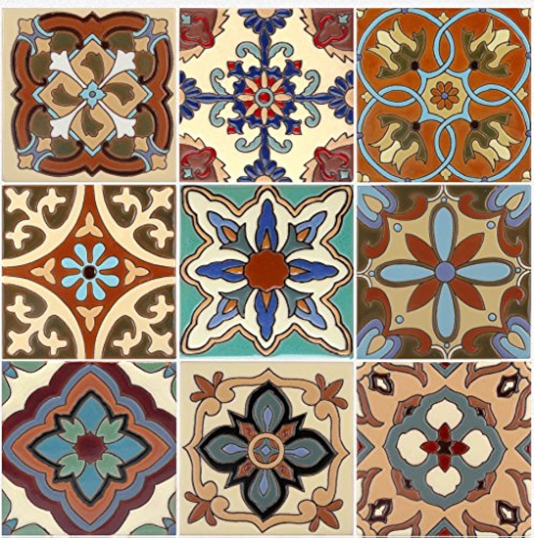 24 pcs Pegatinas para azulejos en vinilo (4.25x4.25)