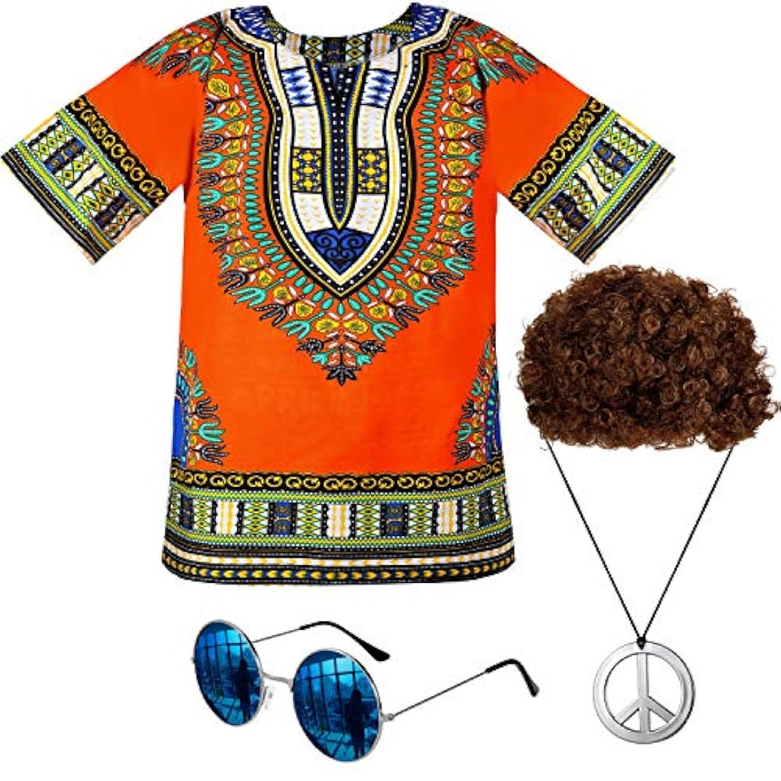 Disfraces Hippie - Conjunto de traje para hombre