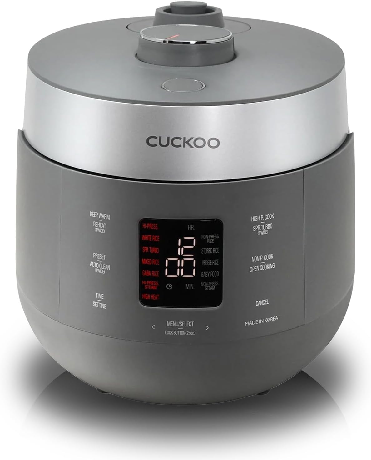 Olla Arrocera CUCKOO 6 Tazas, 16 Menús, CRP-ST0609FG