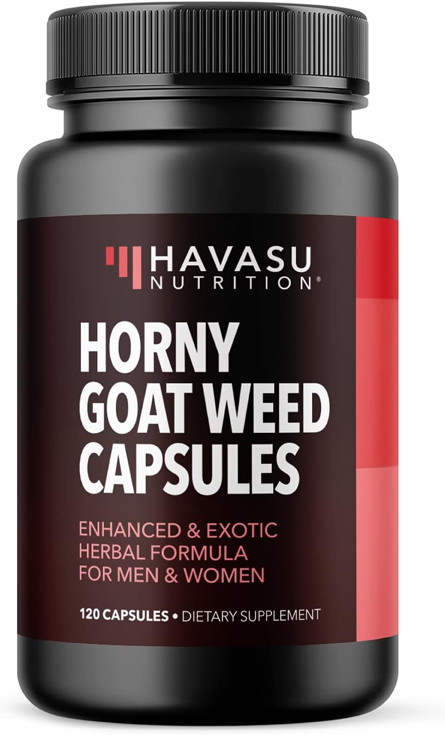 Suplemento Horny Goat Weed para él y ella  con raíz de maca
