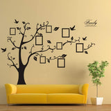 Vinilo decorativo para pared de árbol genealógico grande