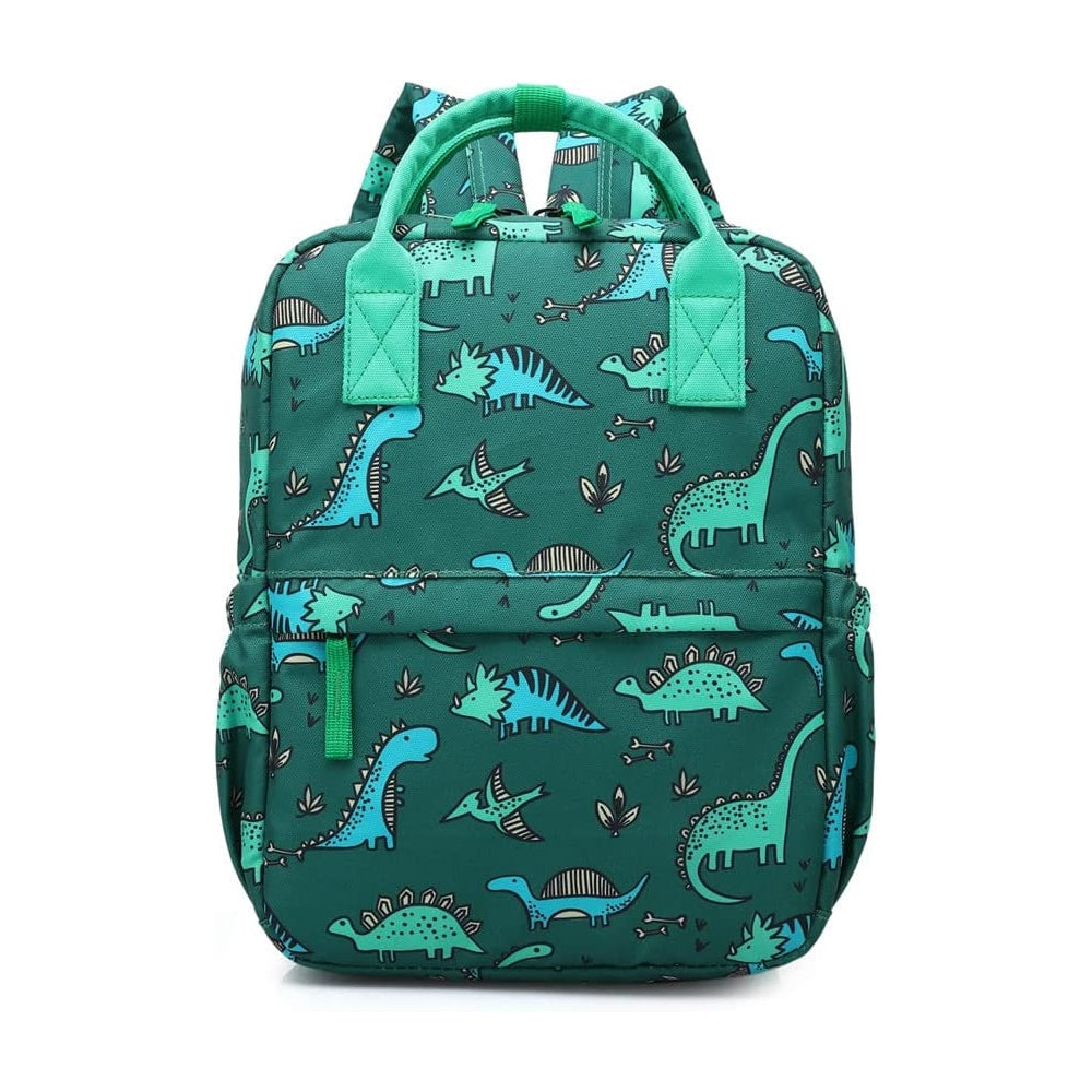 Bolsos escolar de dinosaurio para niño de 30 Cm Verde