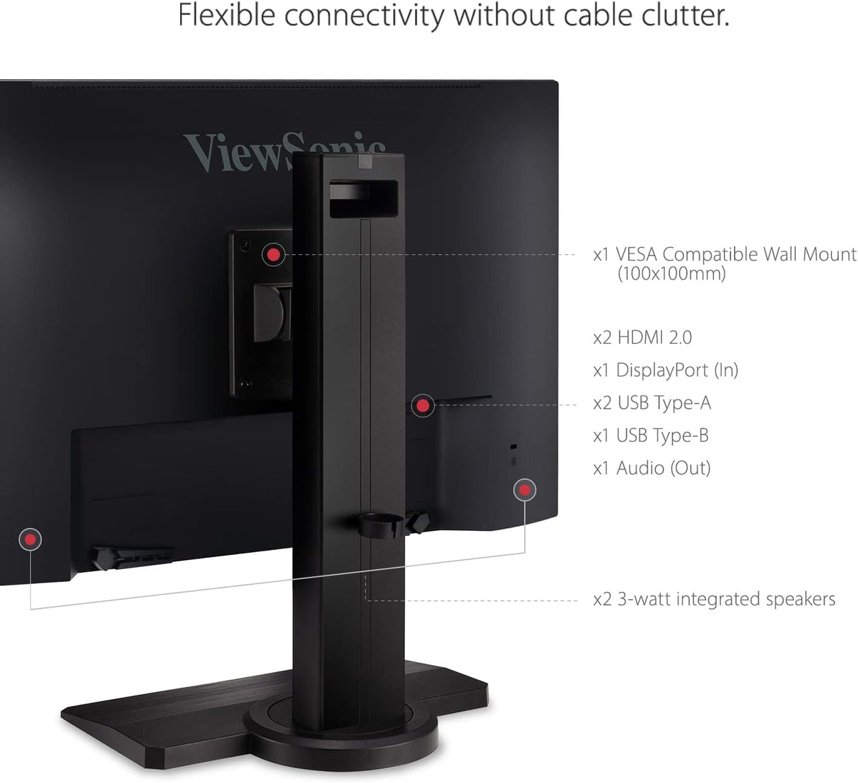 Monitor para juegos 24 pulgadas 1080p ViewSonic OMNI XG2431