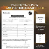 Pure Himalayan Shilajit Gold+ | Mejora recuperación y fuerza | 30g, Lab probado