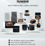 Freidora de aire Nuwave Brio 6 Qt, digital, con probe y accesorios.