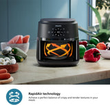 Freidora de aire Philips 2000 Series 13 en 1, 6.6 Qt, NA230/00